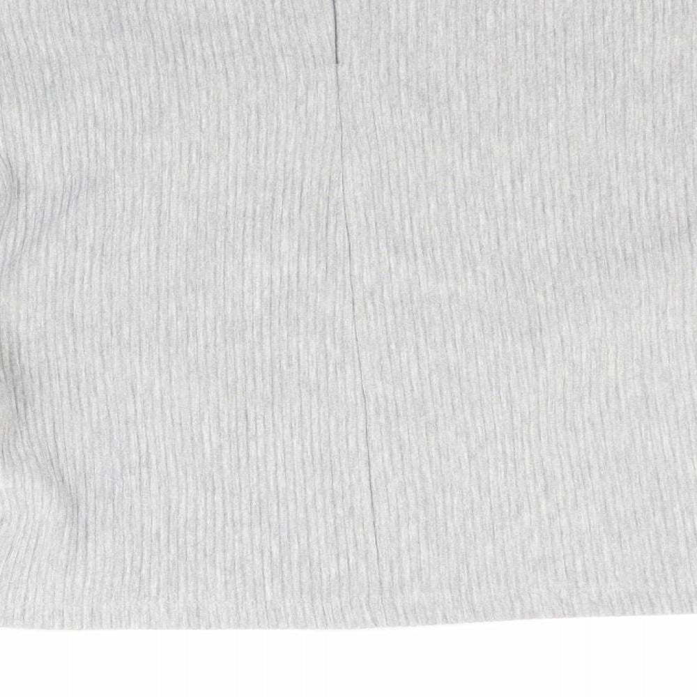 souluxe Womens Grey   Pullover Sweatshirt Size M