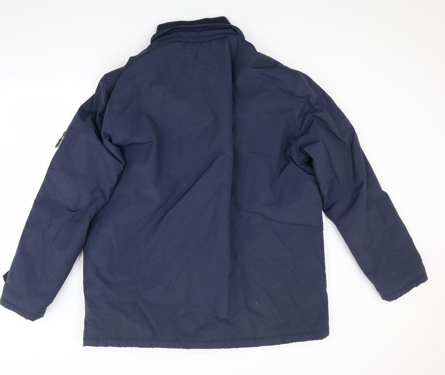 Cotton Traders Mens Blue   Overcoat Coat Size 2XL