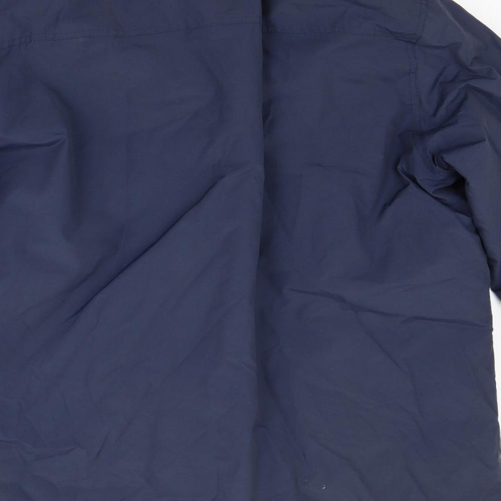 Cotton Traders Mens Blue   Overcoat Coat Size 2XL