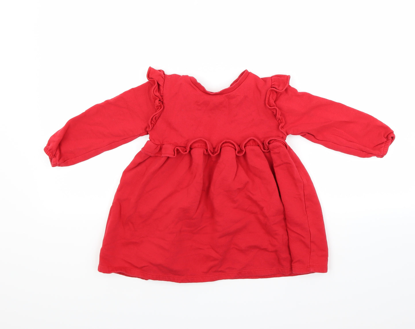 F&F Girls Red   Fit & Flare  Size 2-3 Years