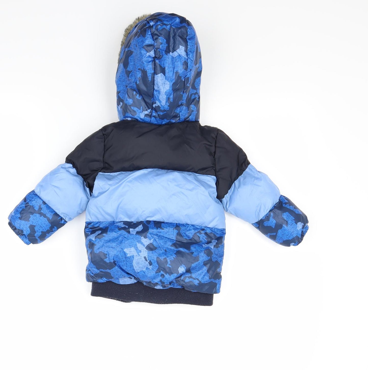 M&Co  Blue   Puffer Jacket Coat Size 9-12 Months