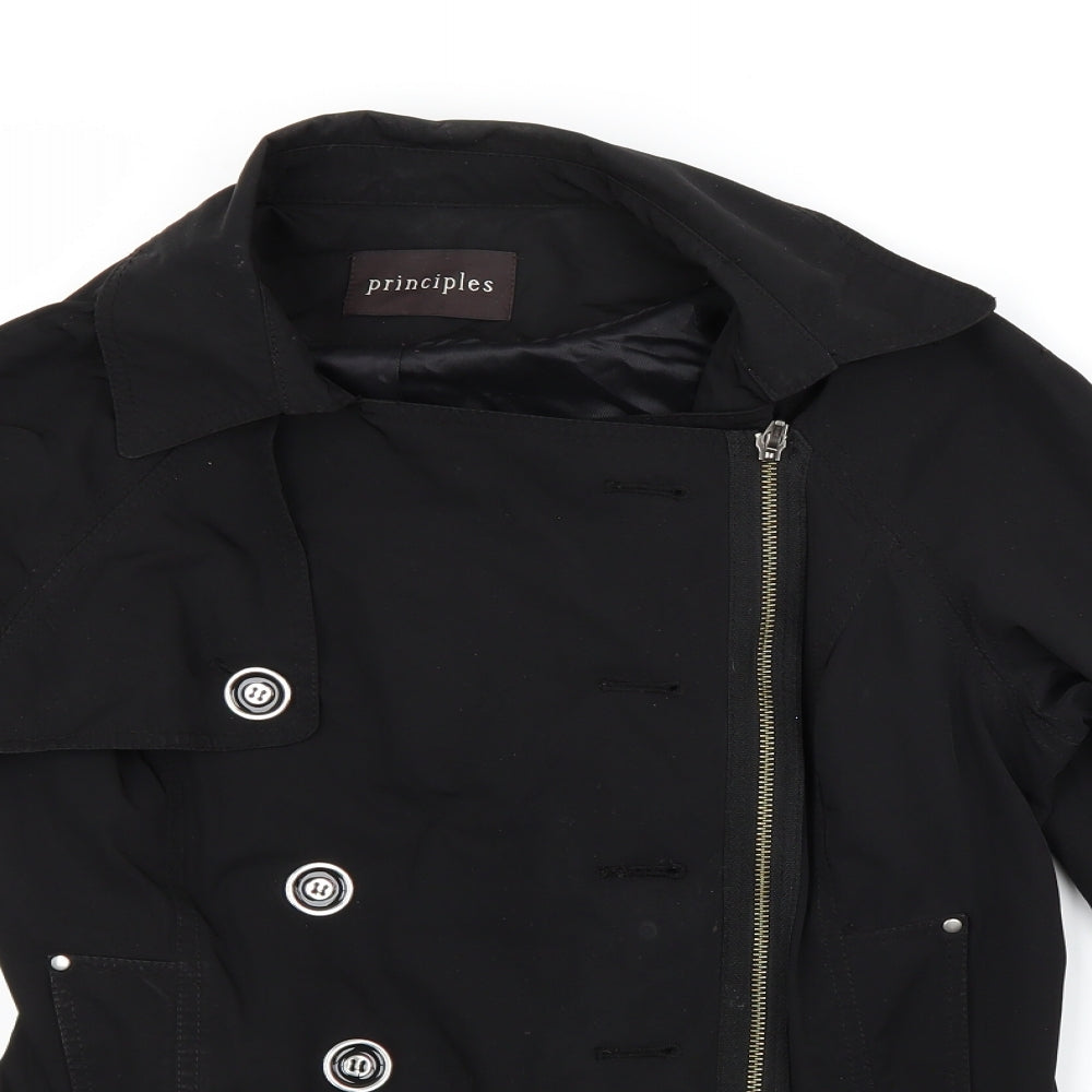 Principles Womens Black   Jacket Coat Size 14