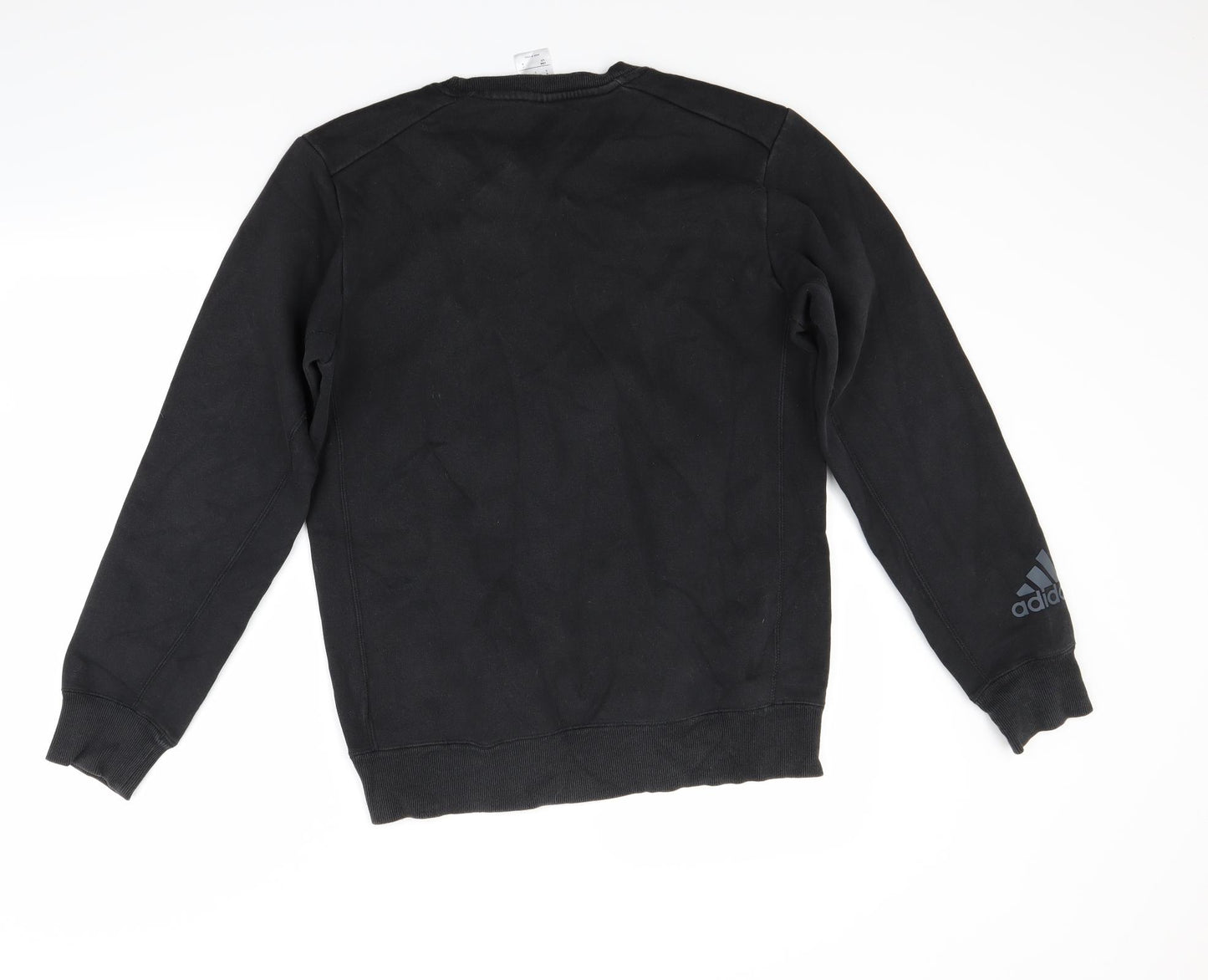 adidas Mens Black   Pullover Sweatshirt Size S  - All Blacks