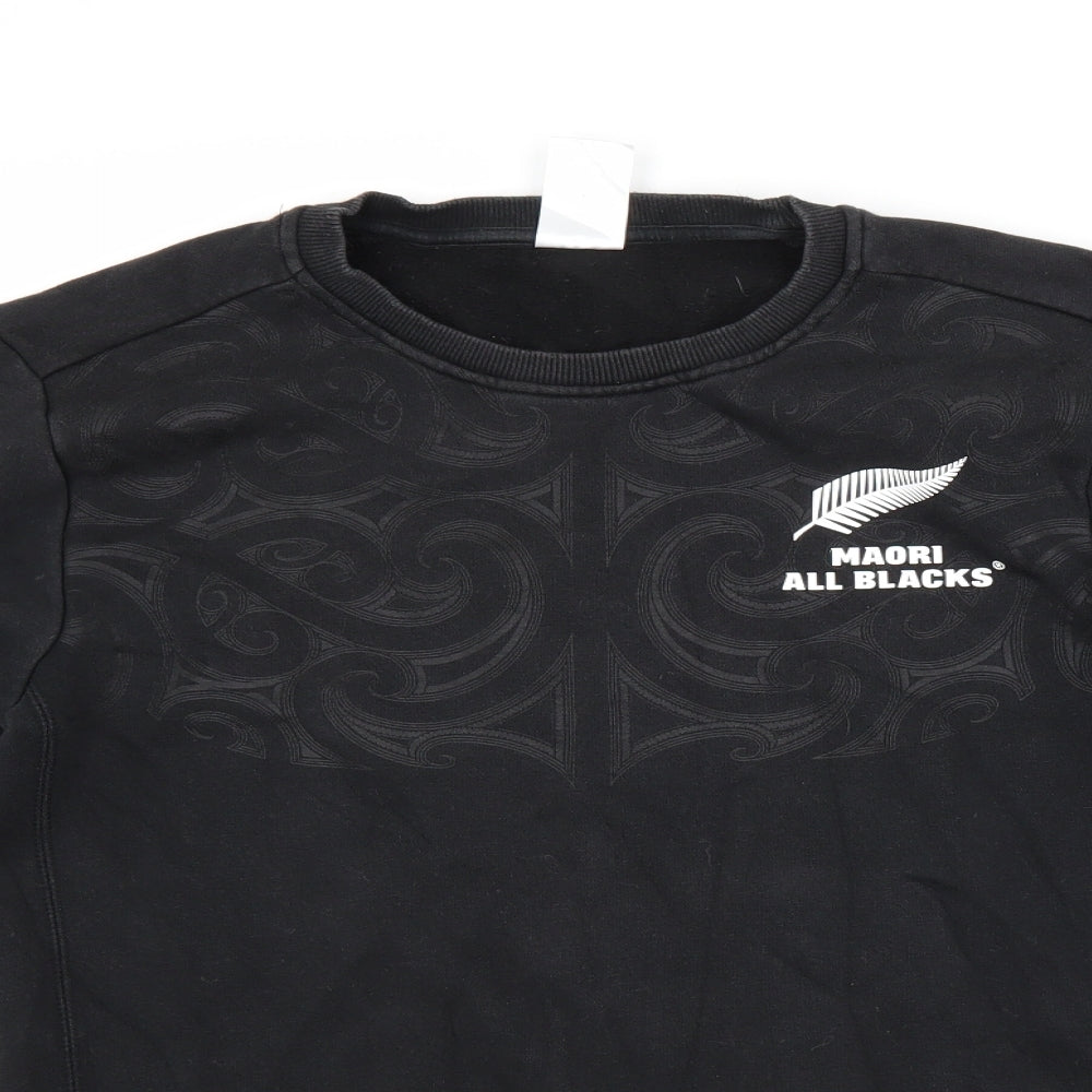 adidas Mens Black   Pullover Sweatshirt Size S  - All Blacks