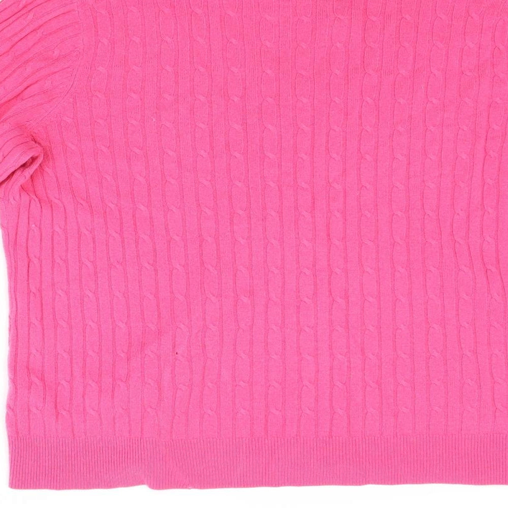 BHS Womens Pink   Pullover Jumper Size 20