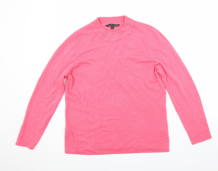 Bonmarché Womens Pink Pullover Jumper Size 14