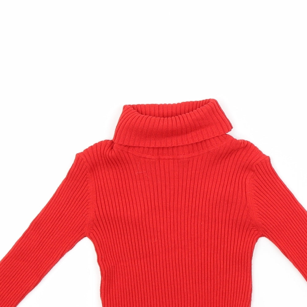 NEXT Girls Red   Pullover Jumper Size 7-8 Years