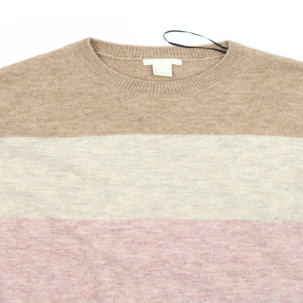 H&M Womens Multicoloured   Pullover Jumper Size S