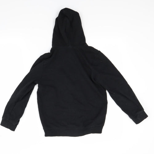 TU Boys Black   Full Zip Hoodie Size 8 Years