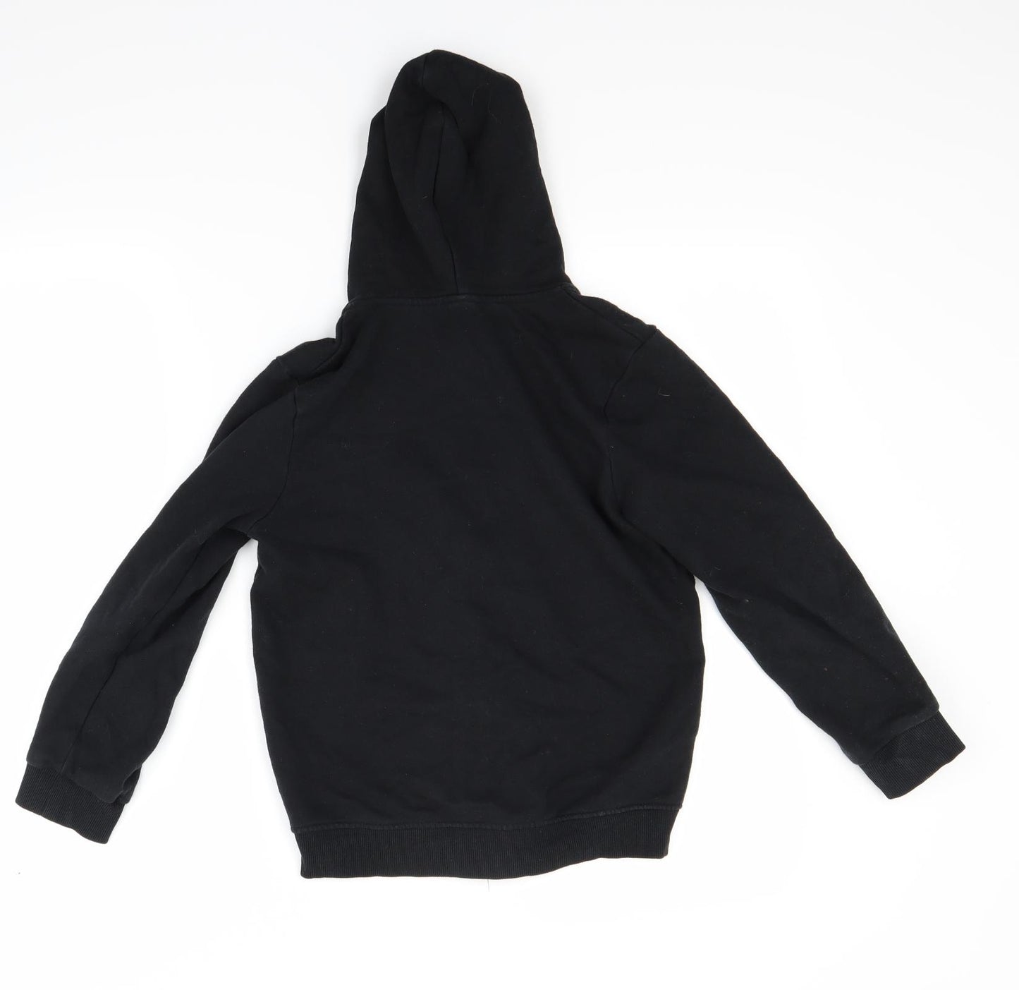 TU Boys Black   Full Zip Hoodie Size 8 Years