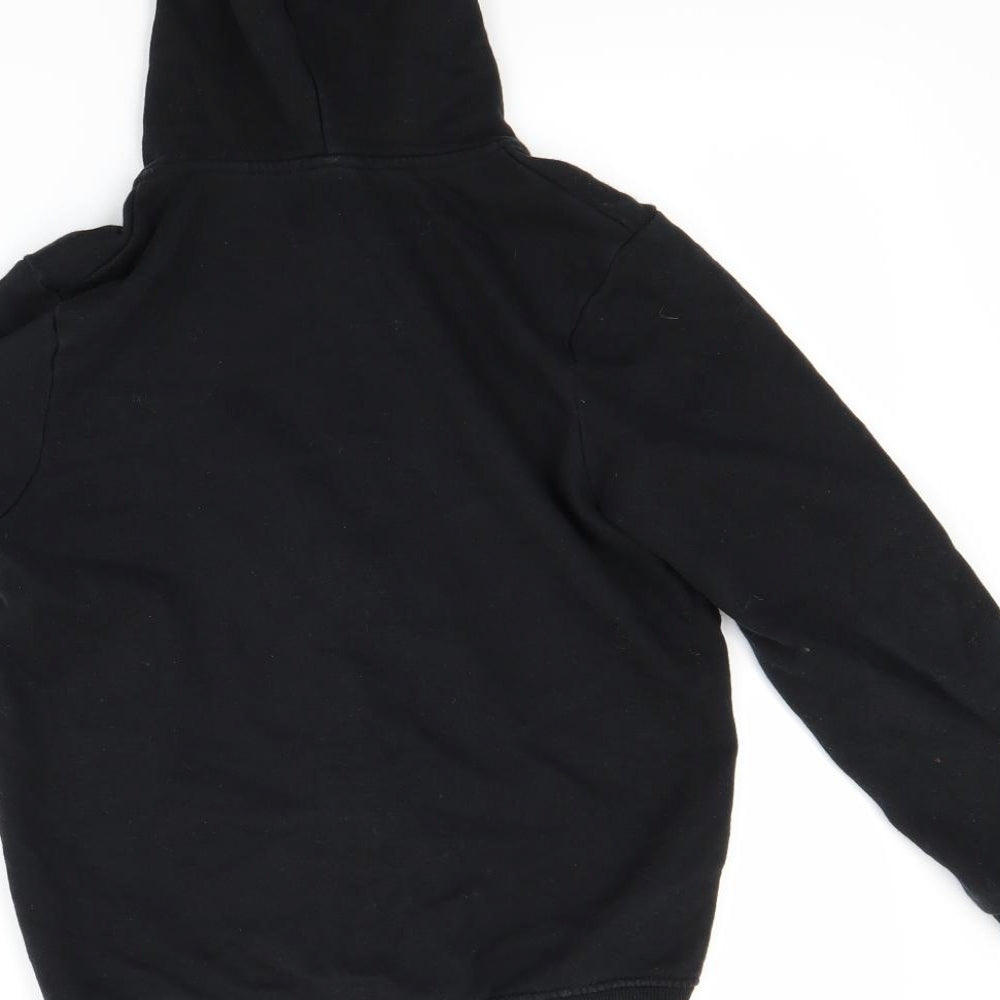TU Boys Black   Full Zip Hoodie Size 8 Years