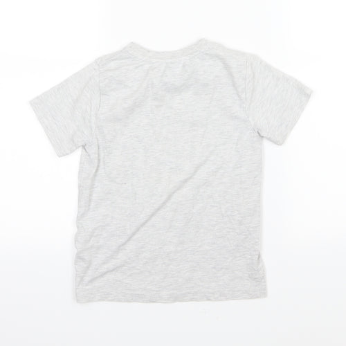 Mayoral Boys Grey  Jersey Basic T-Shirt Size 6 Years  - Aloha