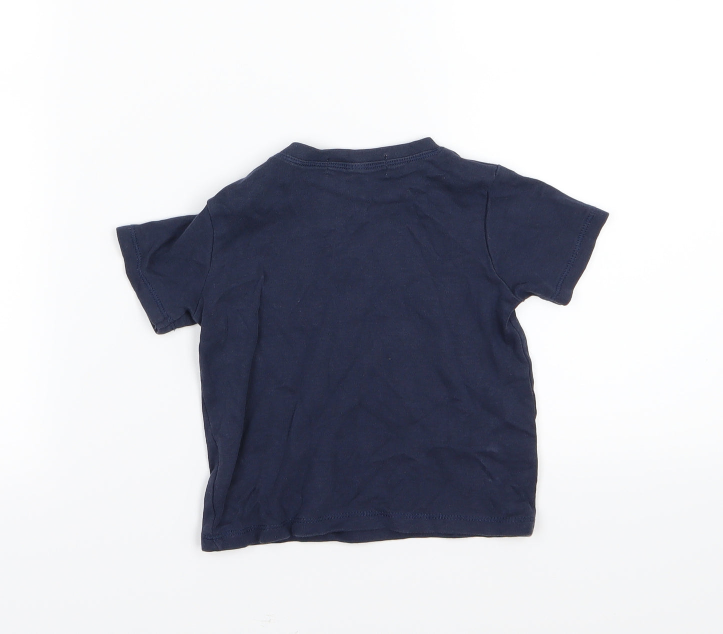 Mimosa Girls Blue  Jersey Basic T-Shirt Size 12-18 Months  - 1 animals
