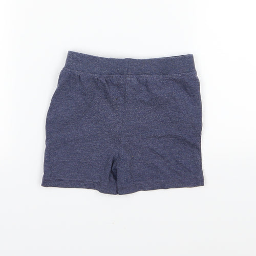 F&F Boys Blue  Jersey Cropped Trousers Size 12-18 Months