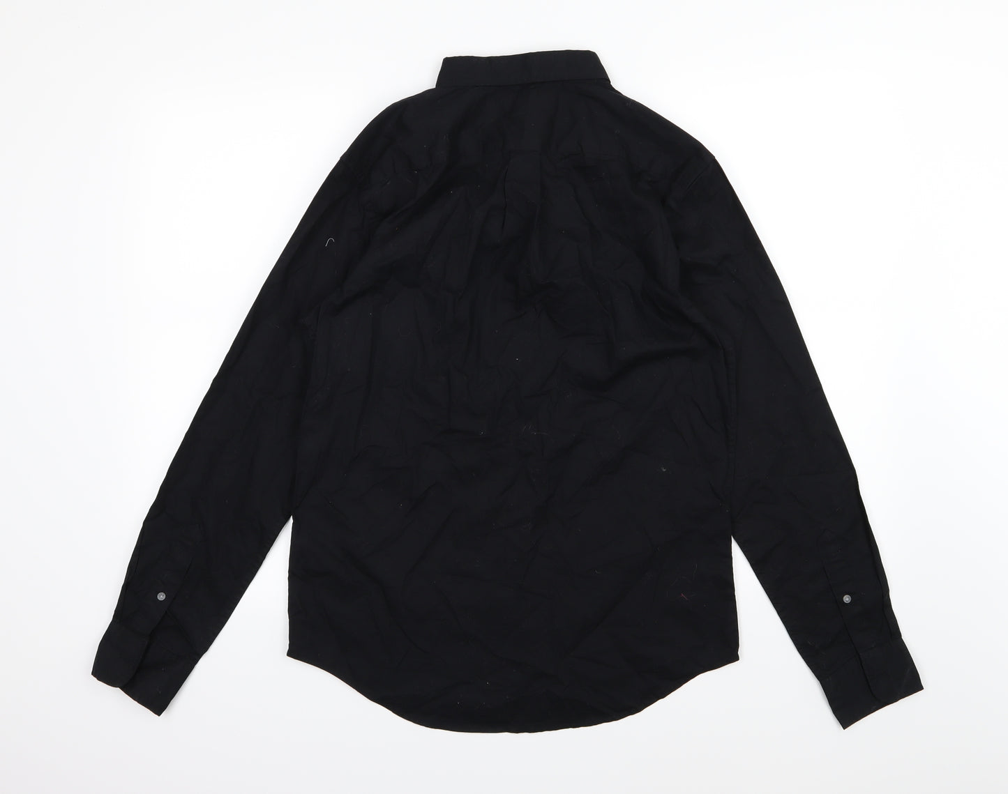 Old Navy Mens Black  Woven  Button-Up Size S