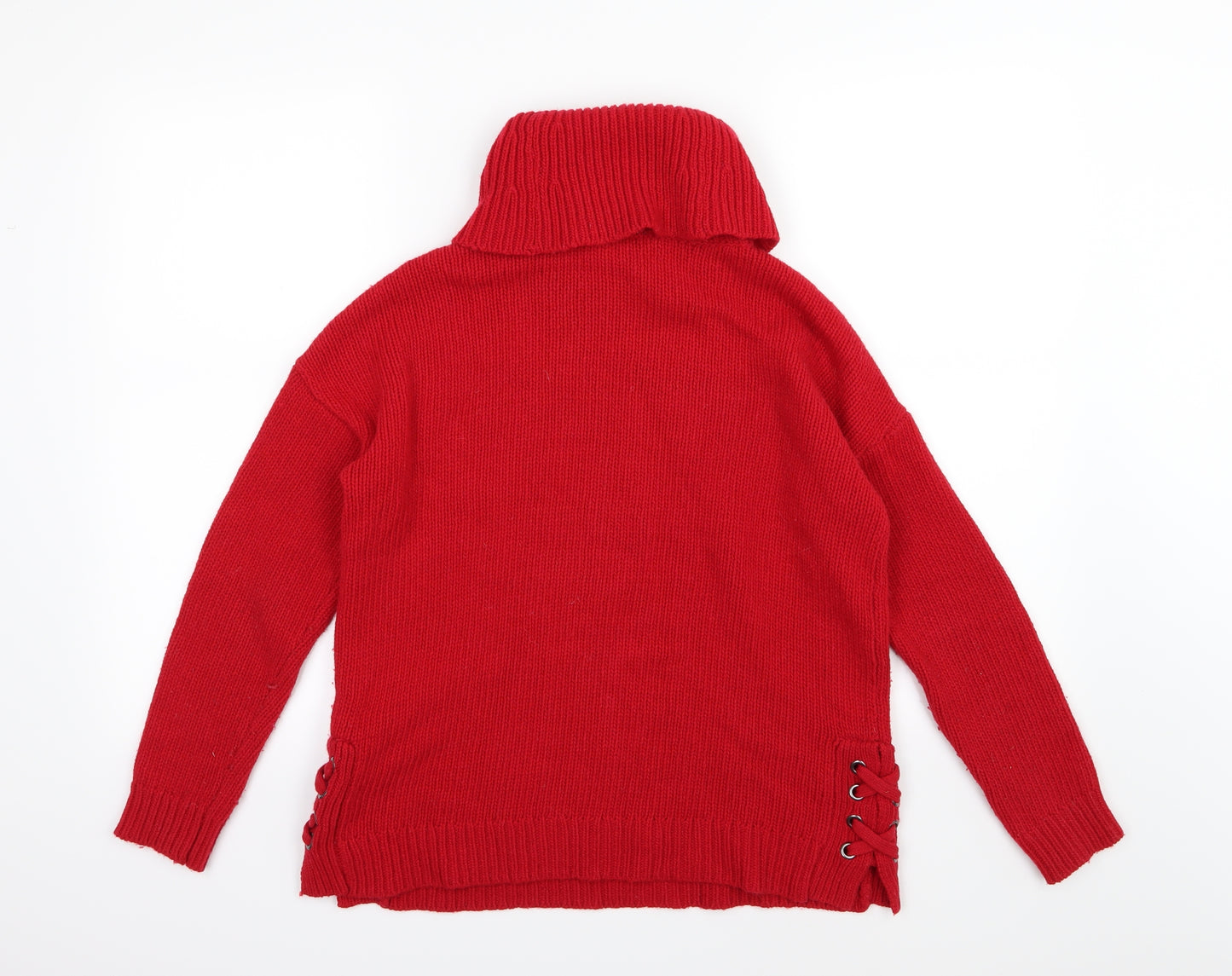 Mint Velvet Womens Red  Knit Pullover Jumper Size 10