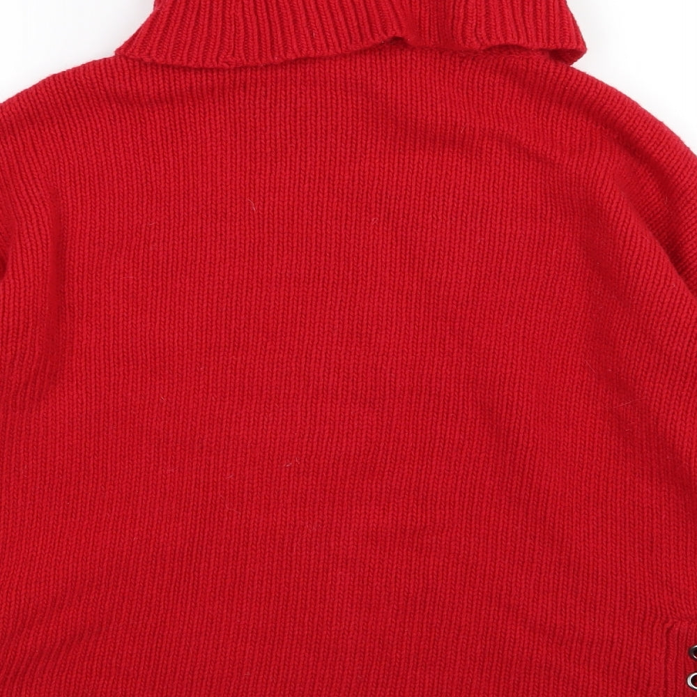 Mint Velvet Womens Red  Knit Pullover Jumper Size 10
