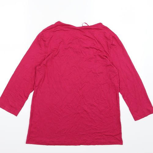 Damart Womens Pink   Basic T-Shirt Size 10