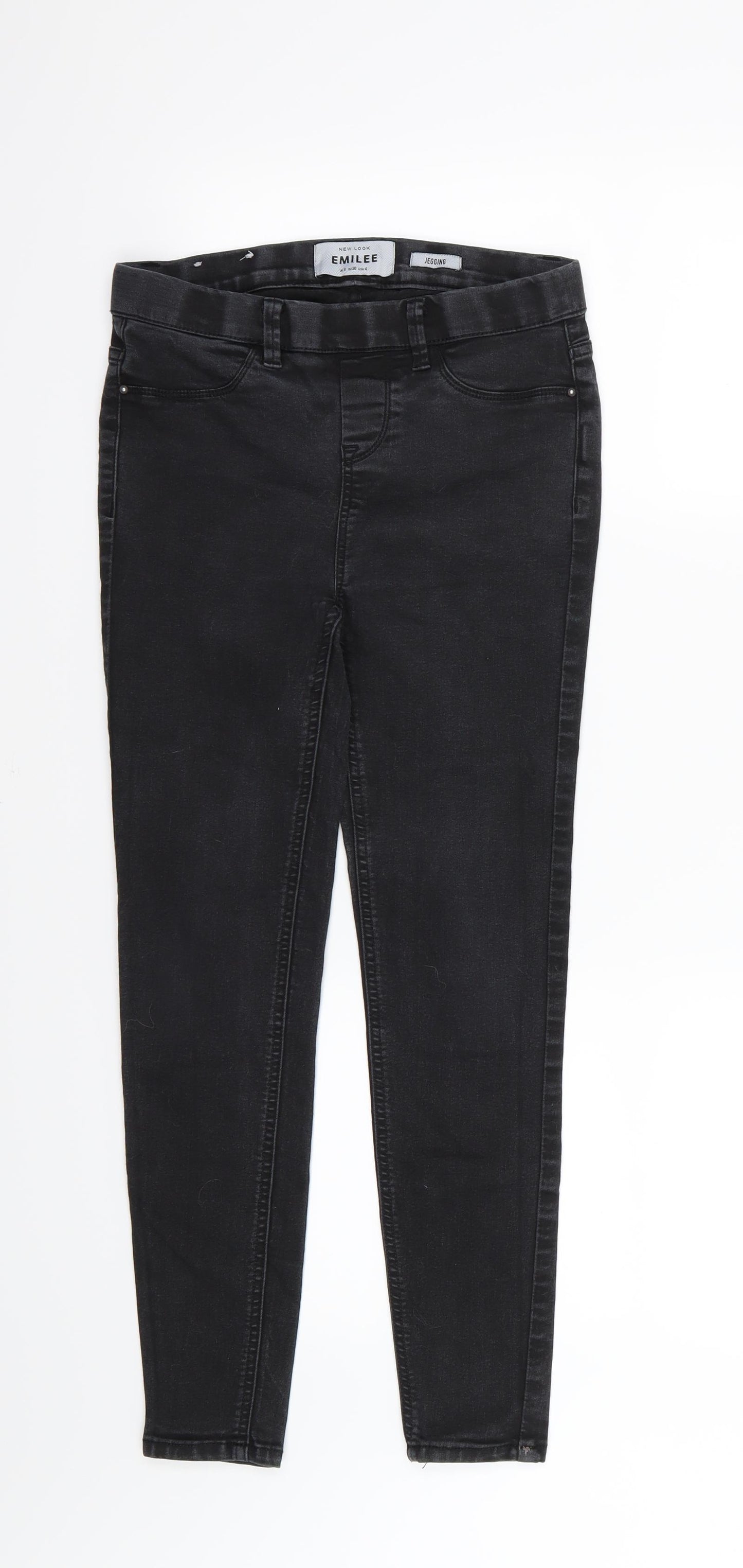 New Look Womens Black  Denim Jegging Jeans Size 8 L25 in - Emilee