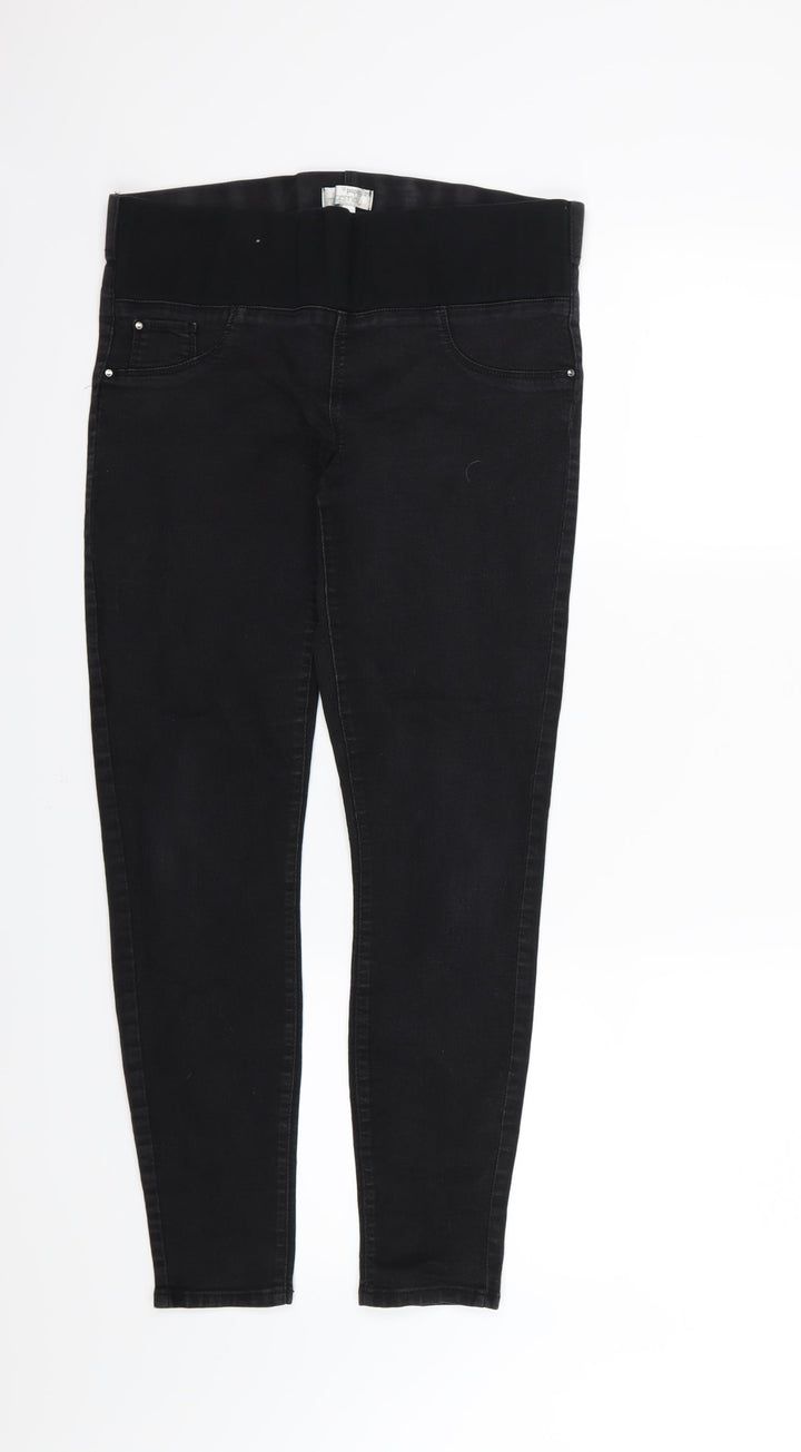 Papaya Womens Black  Denim Jegging Jeans Size 8 L28 in