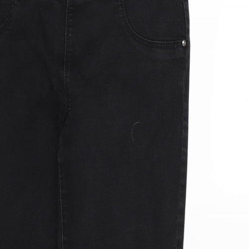 Papaya Womens Black  Denim Jegging Jeans Size 8 L28 in