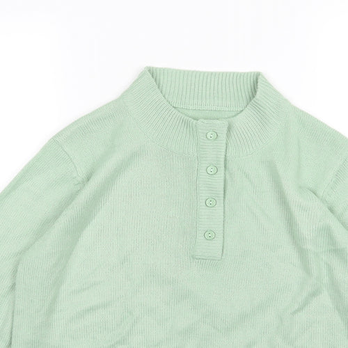 Damart Womens Green  Knit Pullover Jumper Size 10