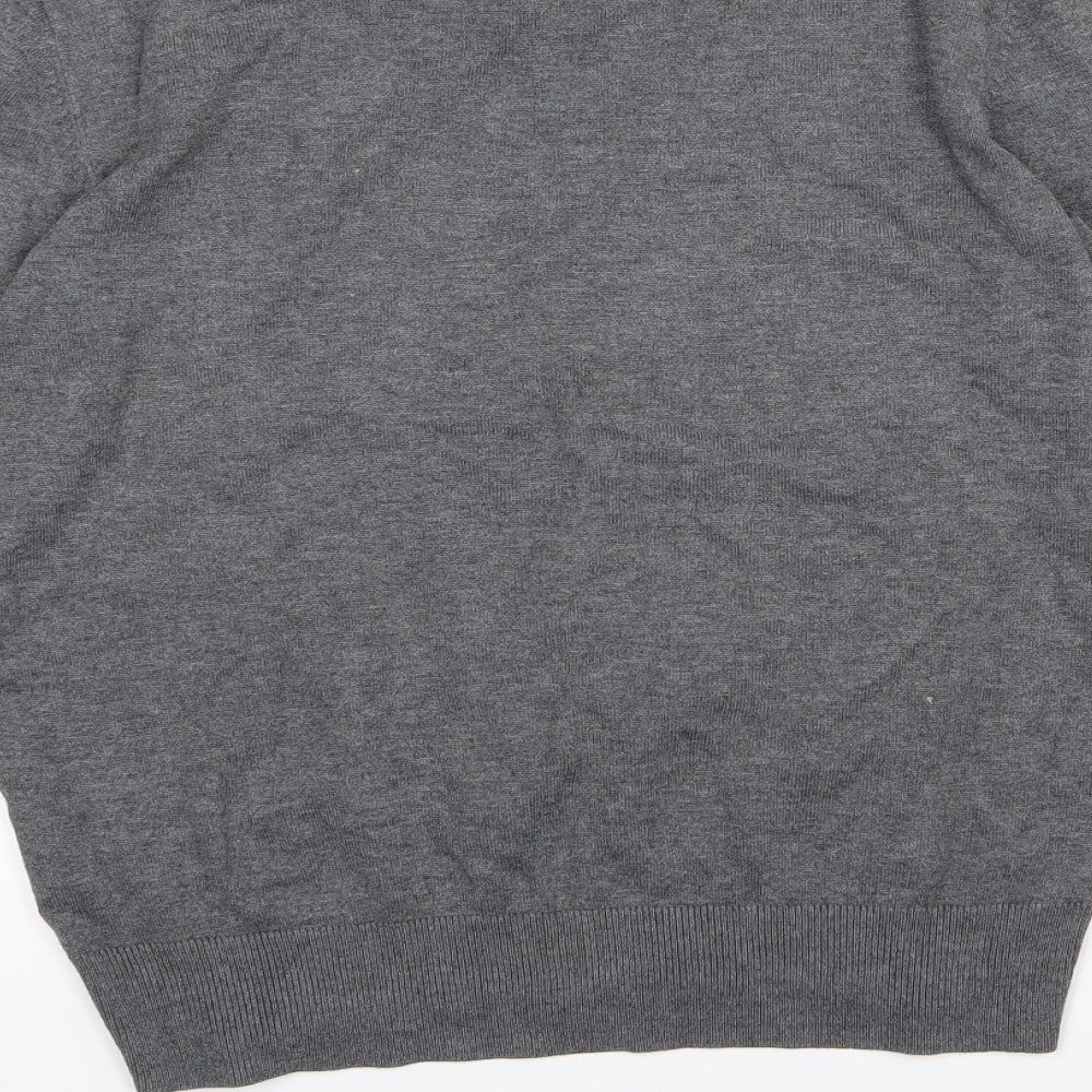 H&M Womens Grey  Knit Pullover Jumper Size S