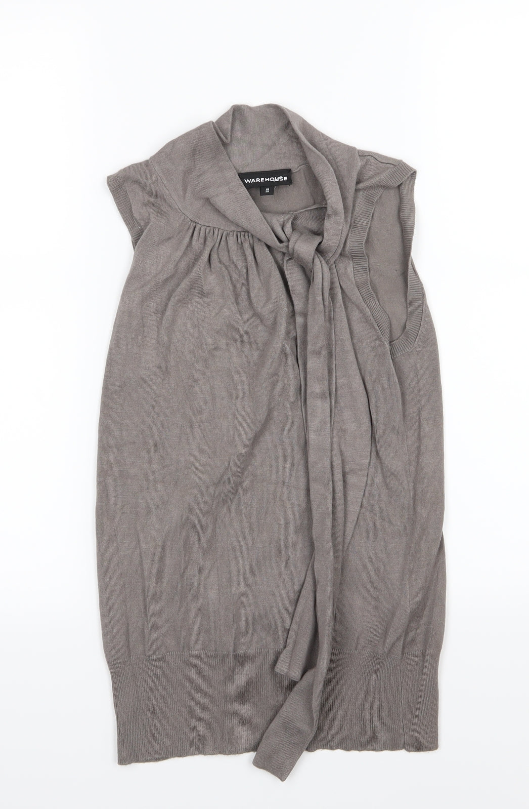 Warehouse Womens Grey  Knit Pullover Jumper Size 10