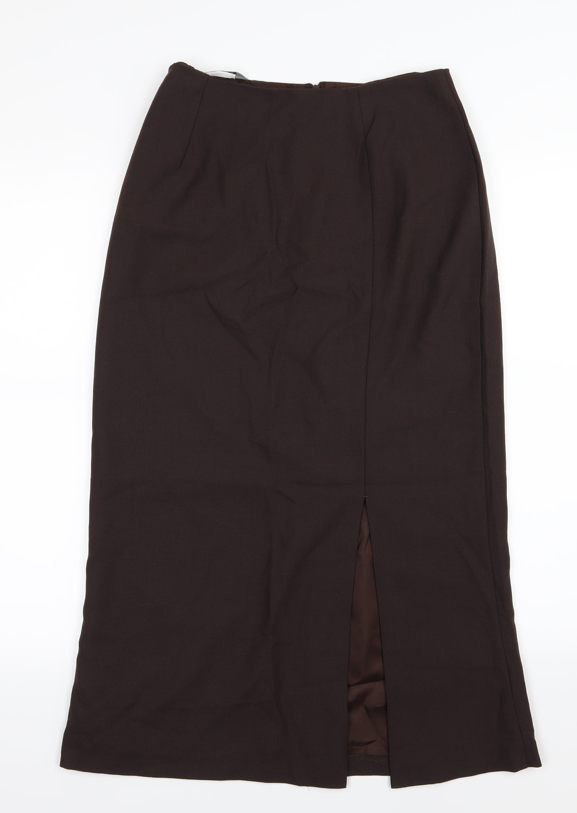 Marks and Spencer Womens Brown   Straight & Pencil Skirt Size 10