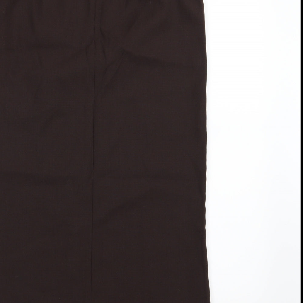 Marks and Spencer Womens Brown   Straight & Pencil Skirt Size 10