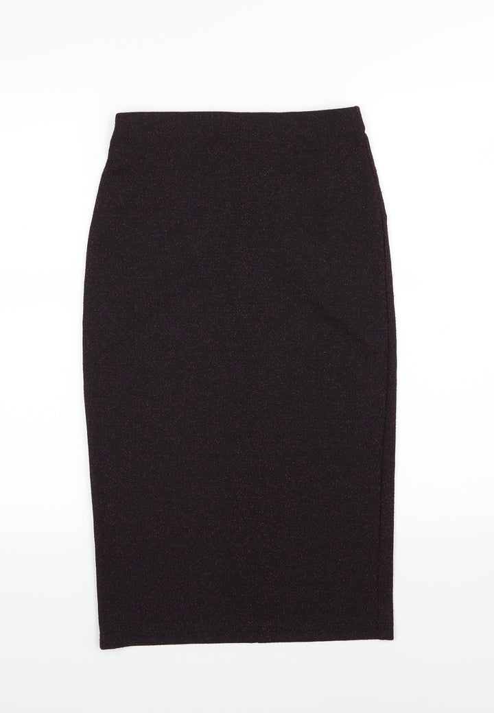 Dorothy Perkins Womens Purple Straight & Pencil Skirt Size 6