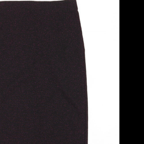 Dorothy Perkins Womens Purple   Straight & Pencil Skirt Size 6