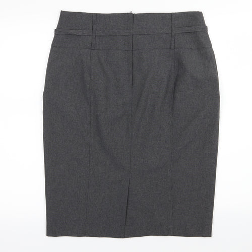 Atmosphere Womens Grey  Rayon Straight & Pencil Skirt Size 14