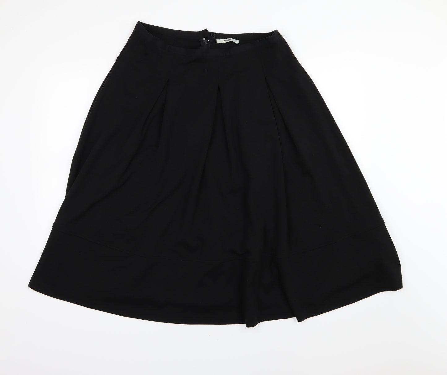 Oasis Womens Black   A-Line Skirt Size 14