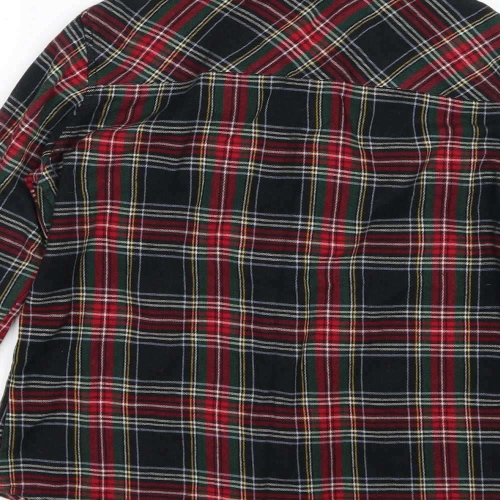 Topshop Womens Multicoloured Striped Woven  Button-Up Size 6