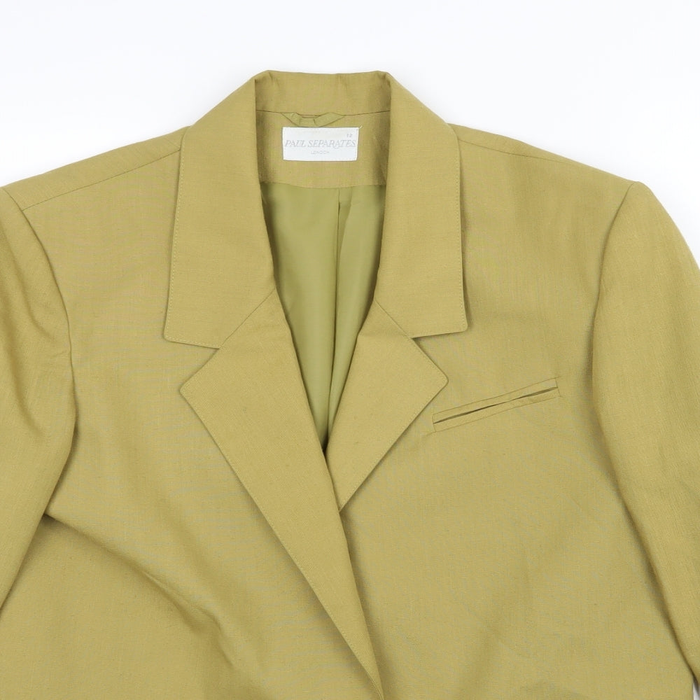 Paul Seperates Womens Green   Jacket Blazer Size 12