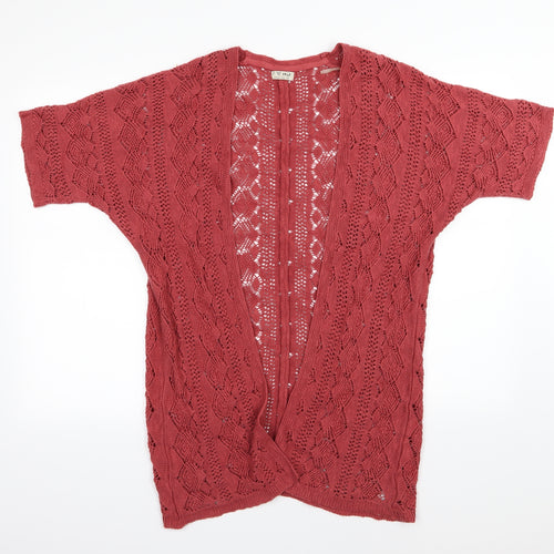 NEXT Girls Pink  Knit Cardigan Jumper Size 11-12 Years