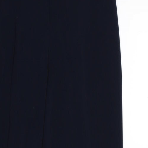AMARANTO Womens Blue  Rayon Trousers  Size 10 L29 in