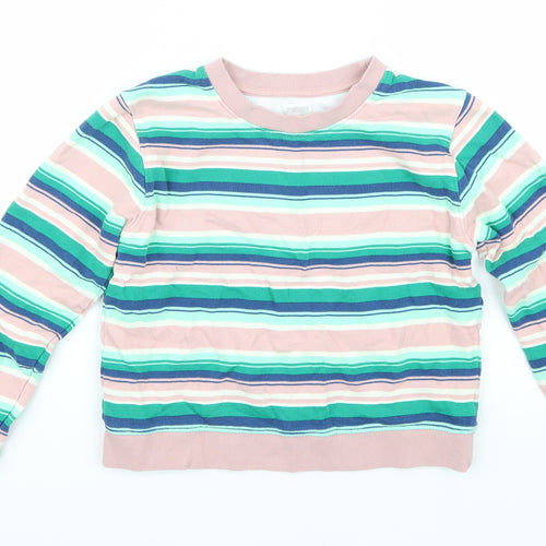 Gymboree Girls Pink Striped  Pullover Jumper Size 10 Years