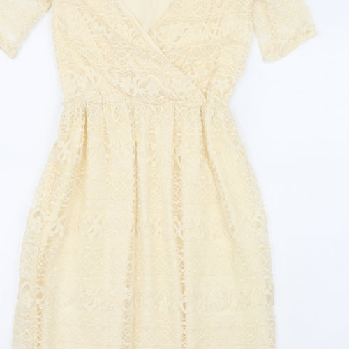 ASOS Womens Beige   A-Line  Size 8