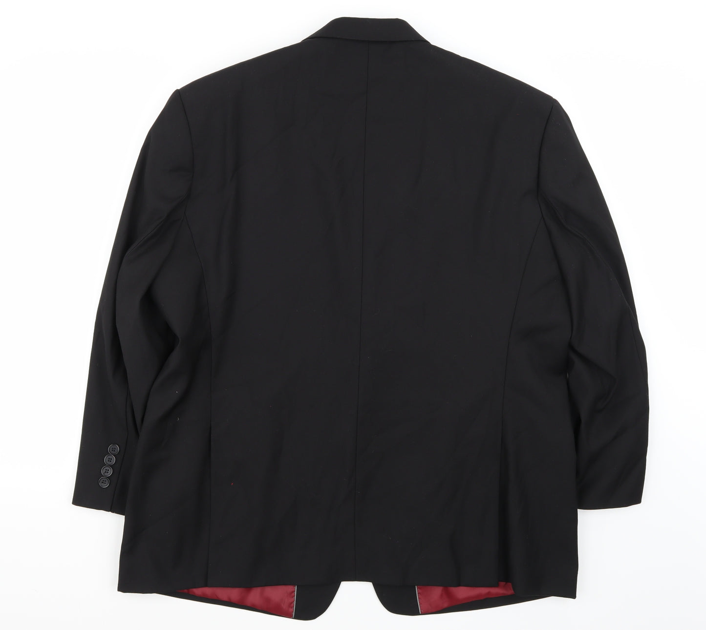 Charlton Gray  Mens Black  Rayon Jacket Suit Jacket Size 48