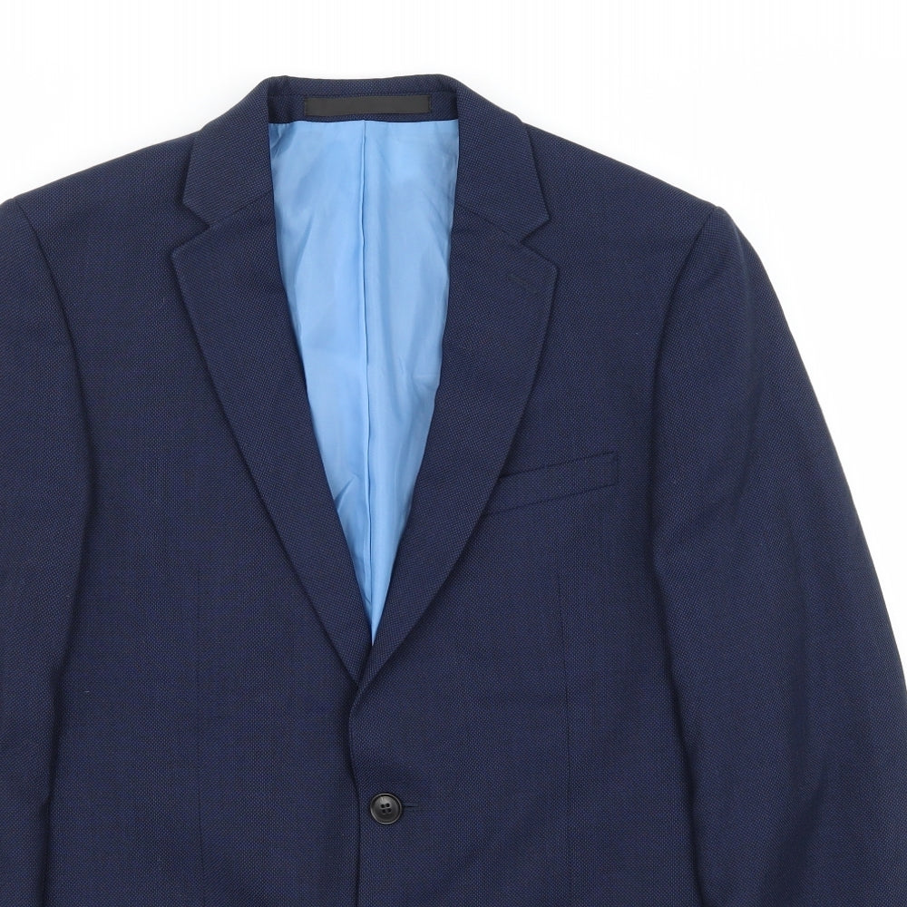 Marks and Spencer Mens Blue   Jacket Suit Jacket Size 38