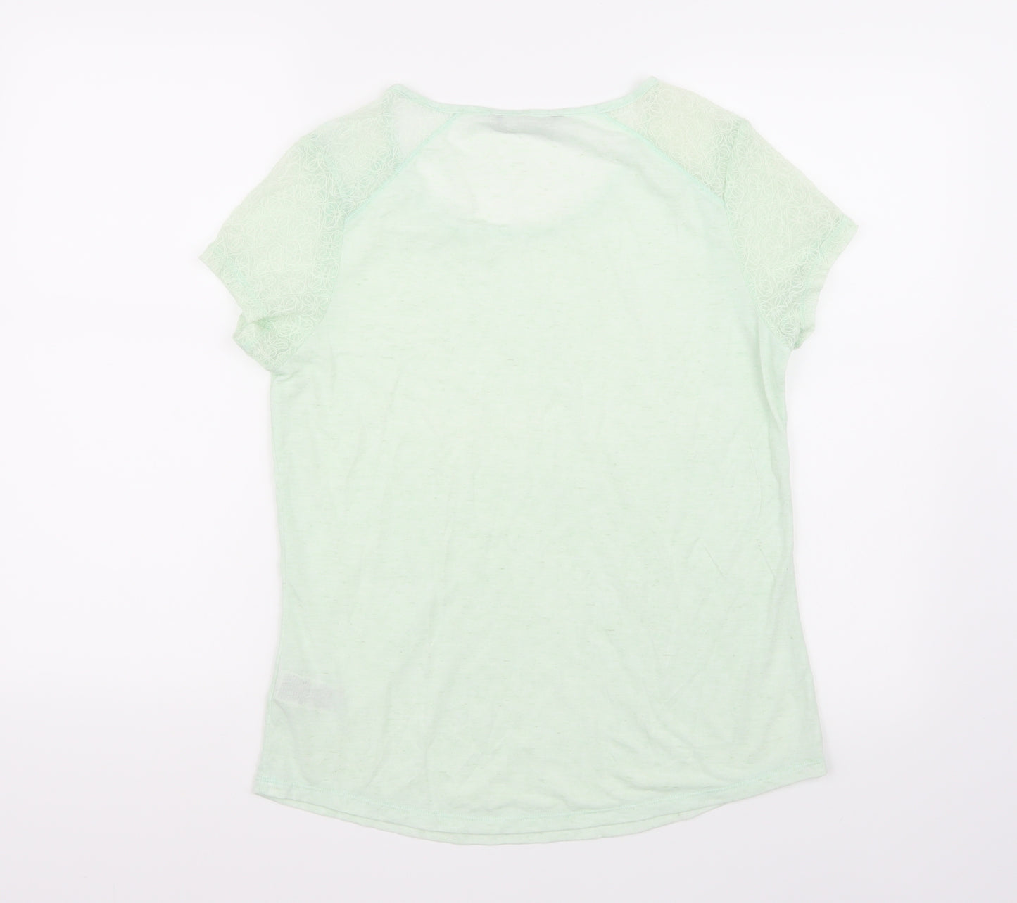 Marks and Spencer Womens Green   Basic T-Shirt Size 10