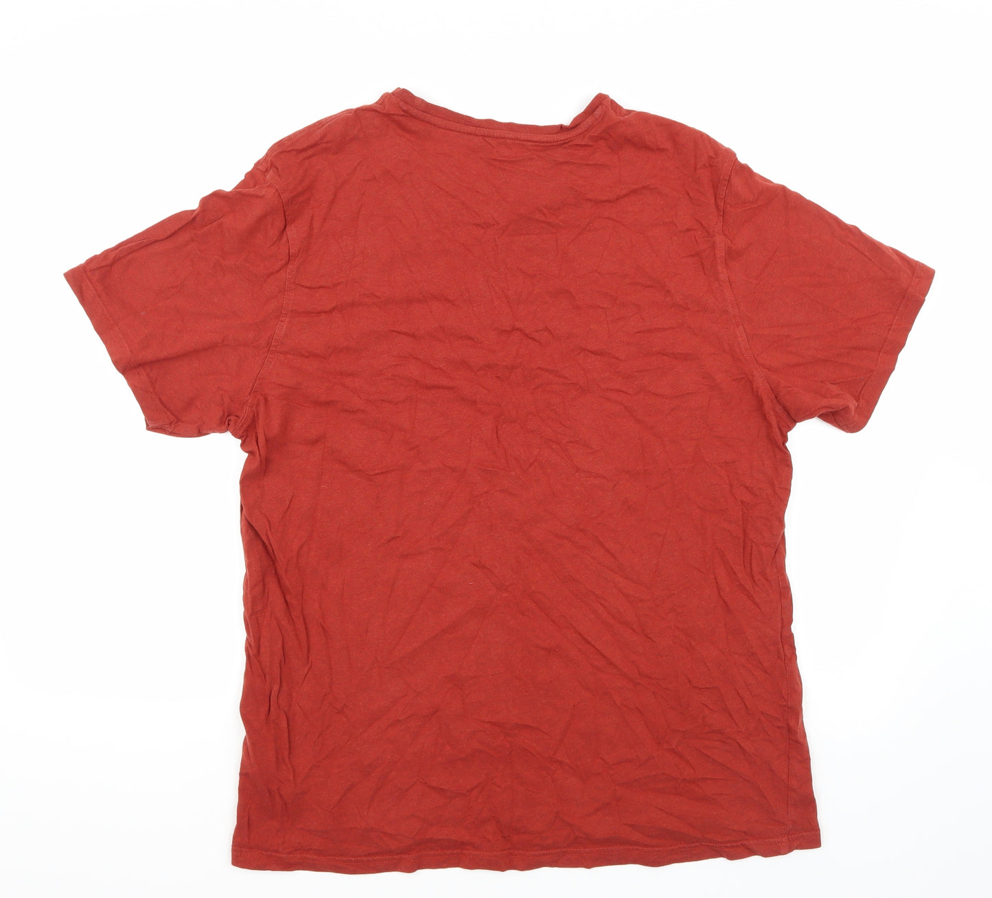 Marks and Spencer Mens Orange    T-Shirt Size L