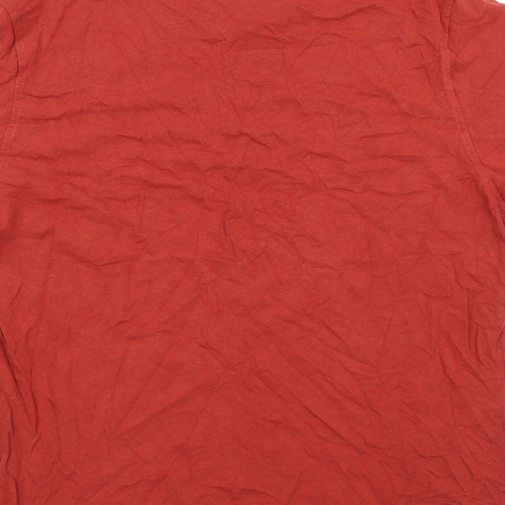 Marks and Spencer Mens Orange    T-Shirt Size L