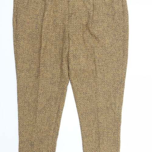 ASOS Womens Brown   Cropped Trousers Size 32 L32 in
