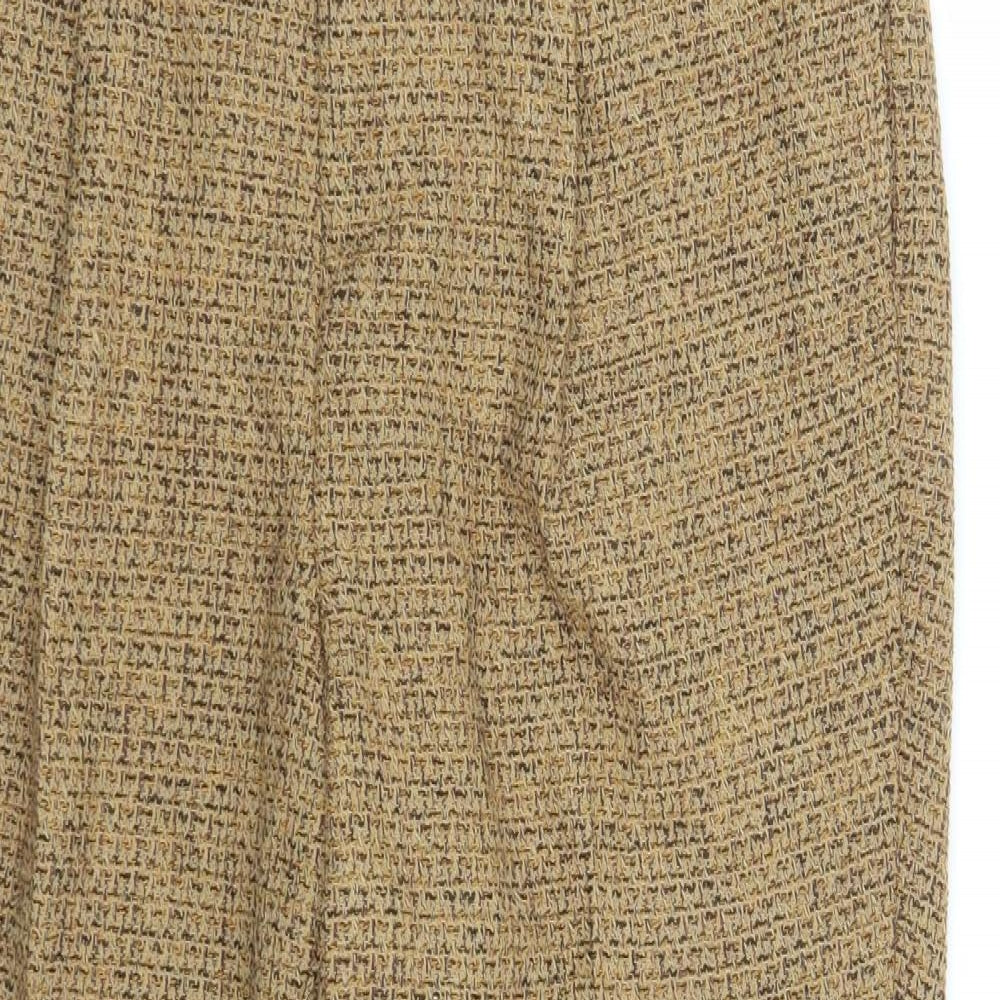 ASOS Womens Brown   Cropped Trousers Size 32 L32 in