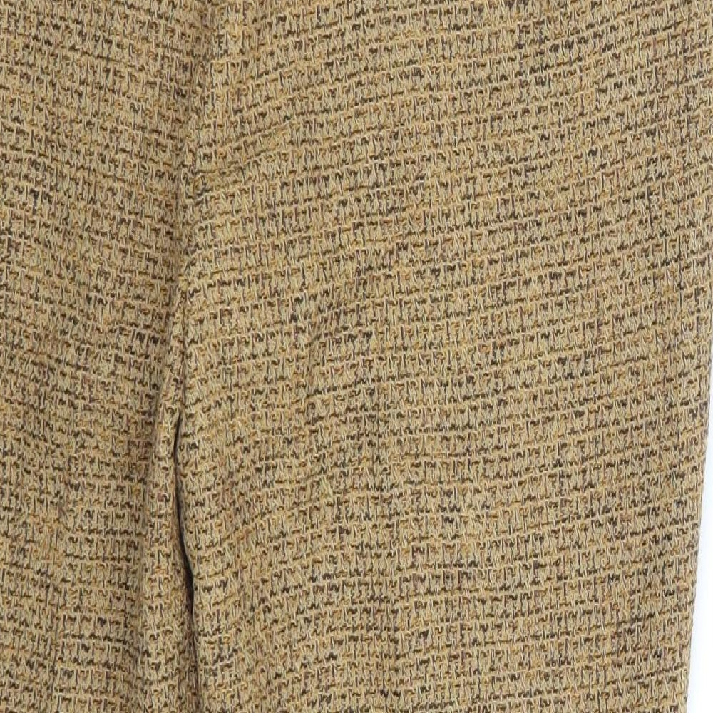 ASOS Womens Brown   Cropped Trousers Size 32 L32 in