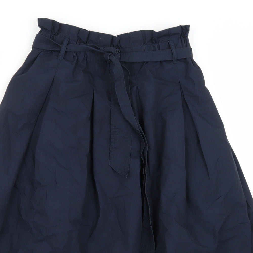 H&M Womens Blue   A-Line Skirt Size 10
