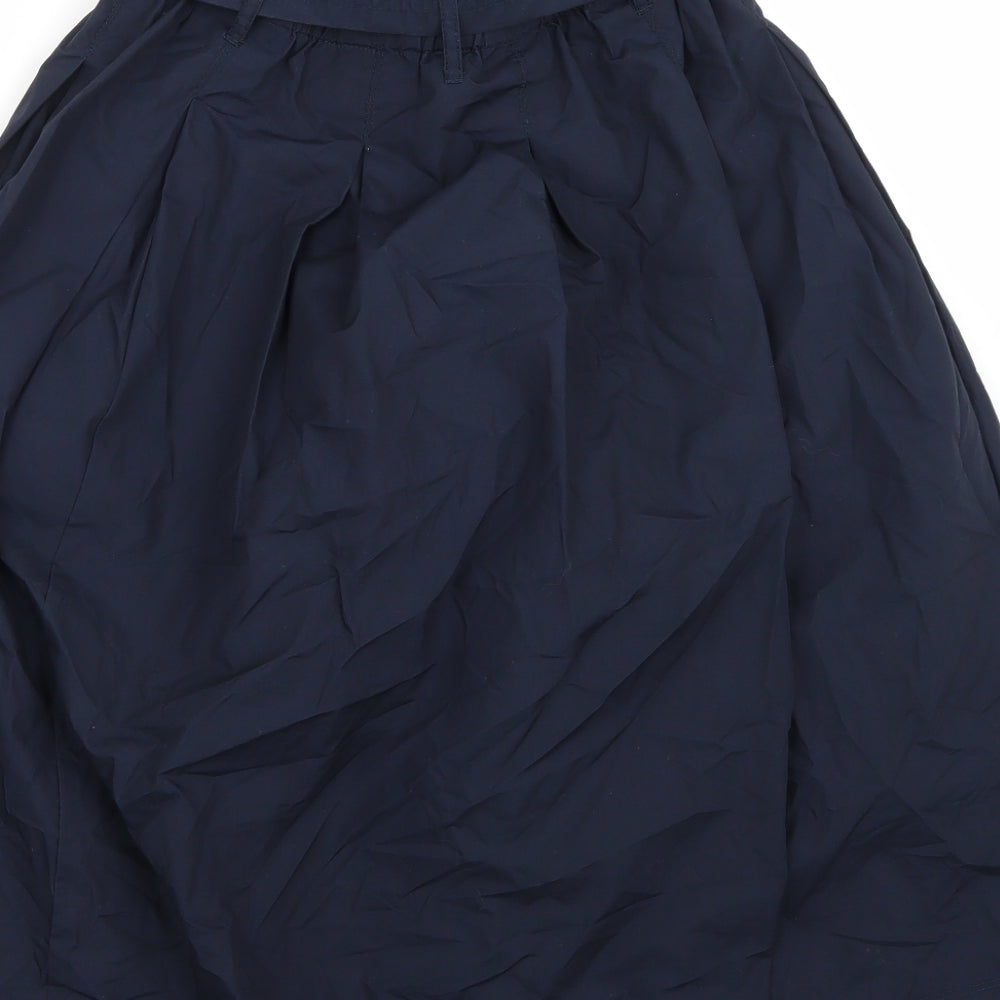 H&M Womens Blue   A-Line Skirt Size 10